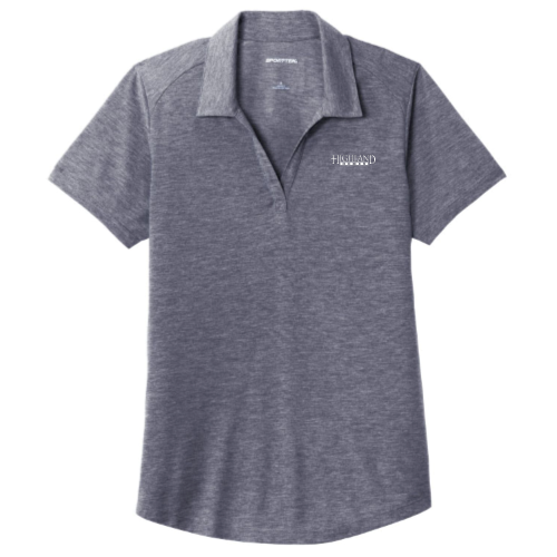 Highland Homes Ladies Tri Blend Wicking Polo