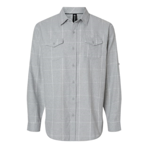 Huntington Homes Men's Button Up Flannel Print