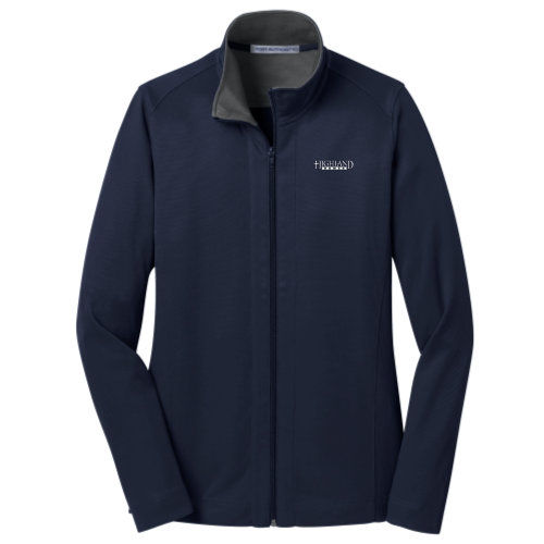 Highland Homes - Ladies Heavyweight Vertical Texture Full-Zip Jacket
