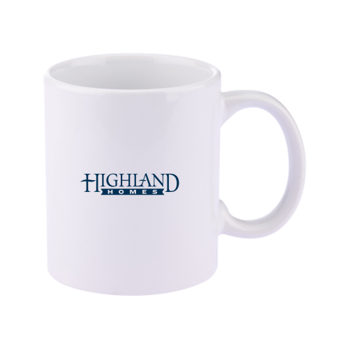 Highland Homes - 11oz Basic C Handle Ceramic Mug
