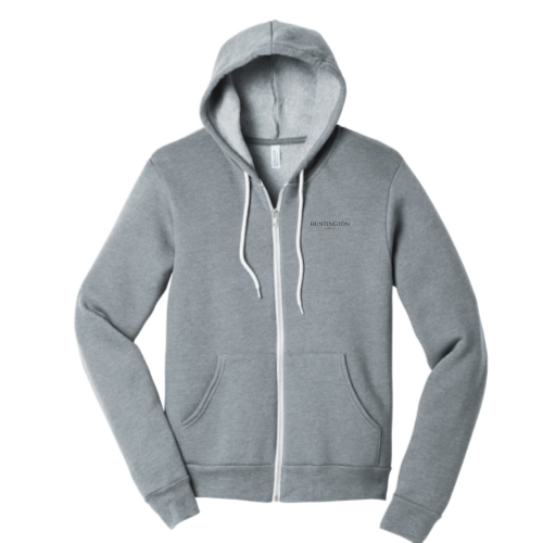 Huntington Homes Unisex Sponge Fleece Full-Zip Hooded Sweatshirt