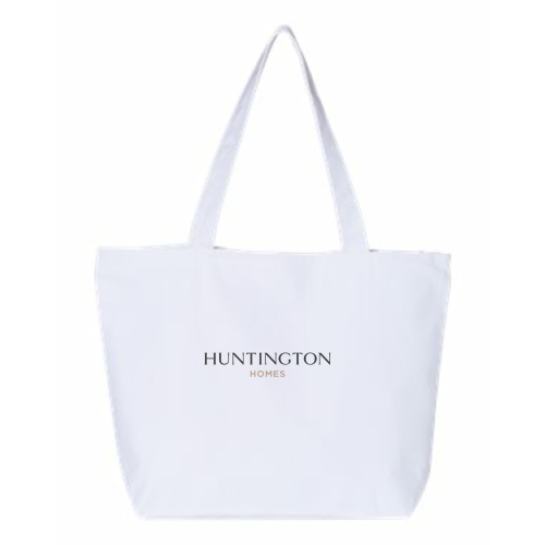 Huntington Homes 24.5L Canvas Zippered Tote v2