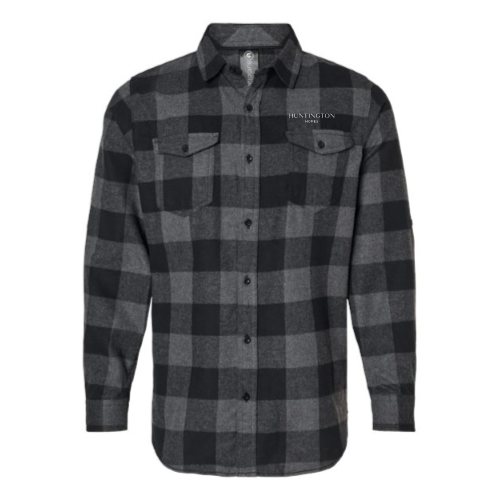 Huntington Homes Men's Button Up Flannel Print