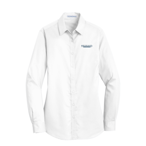Highland Homes - Port Authority Ladies SuperPro Twill Shirt v2