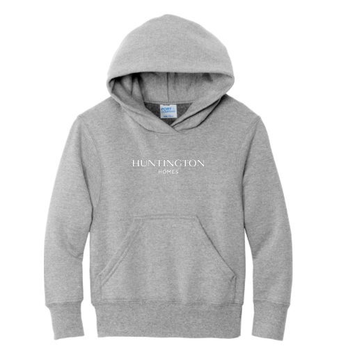 Huntington Homes Port & Company - Youth Core Fleece Pullover Hooded Sweatshirt