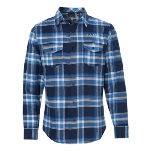 Huntington Homes Men's Button Up Flannel Print
