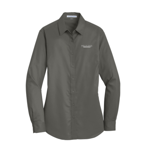 Highland Homes - Port Authority Ladies 3/4-Sleeve SuperPro Twill Shirt v1