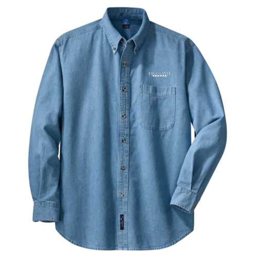 Highland Homes - Port & Company Long Sleeve Value Denim Shirt