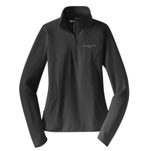 Huntington Homes Ladies Stretch Half Zip Pullover