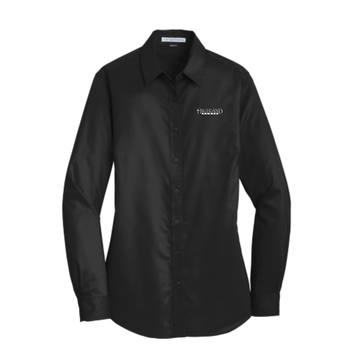 Highland Homes - Port Authority Ladies 3/4-Sleeve SuperPro Twill Shirt v1
