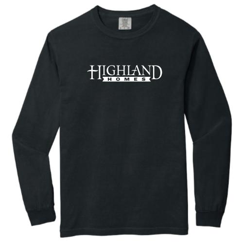Highland Homes Comfort Colors Garment-Dyed Heavyweight Long Sleeve T-Shirt