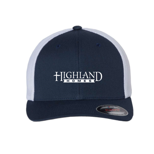 Highland Homes - 6 Panel Flexfit Mesh back Cap