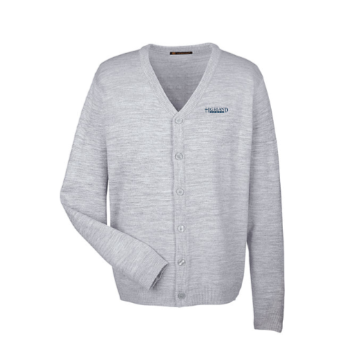 Highland Homes - Harriton Men's Pilbloc™ V-Neck Button Cardigan Sweater v2