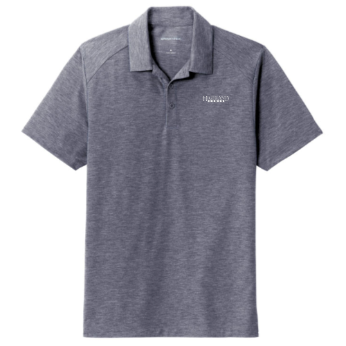 Highland Homes Mens Tri Blend Wicking Polo