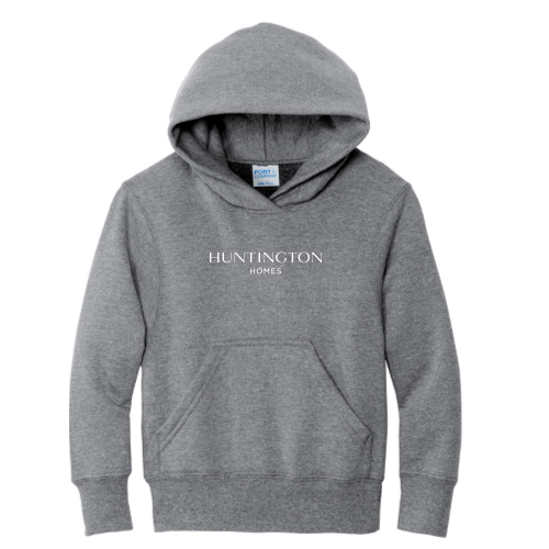 Huntington Homes Port & Company - Youth Core Fleece Pullover Hooded Sweatshirt