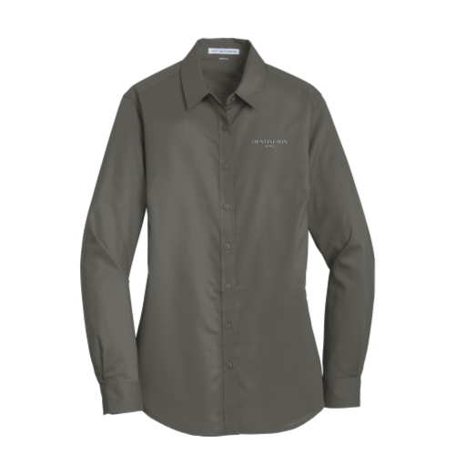 Huntington Homes Port Authority Ladies SuperPro Twill Shirt v1