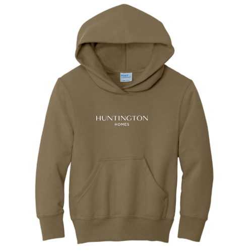 Huntington Homes Port & Company - Youth Core Fleece Pullover Hooded Sweatshirt