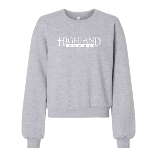 Highland Homes - American Apparel Ladies' ReFlex Fleece Crewneck Sweatshirt