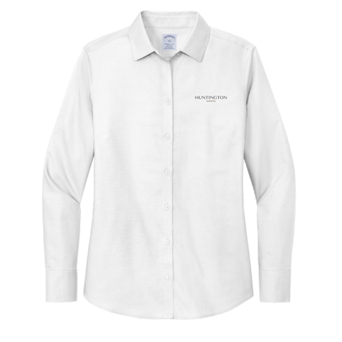 Huntington Homes Brooks Brothers Women's Wrinkle-Free Stretch Nailhead Shirt v2