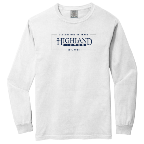 Highland Homes - 40th Anniversary Unisex Long Slee