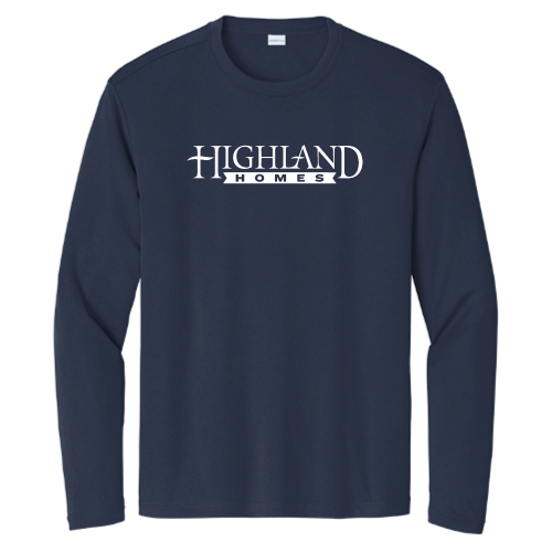 Highland Homes - Long Sleeve Performance T Shirt