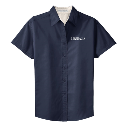 Highland Homes - Port Authority Ladies Short Sleeve Easy Care Shirt v1
