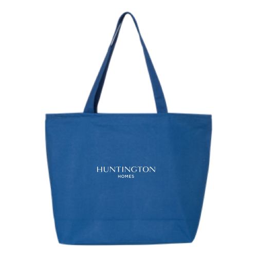 Huntington Homes 24.5L Canvas Zippered Tote v1