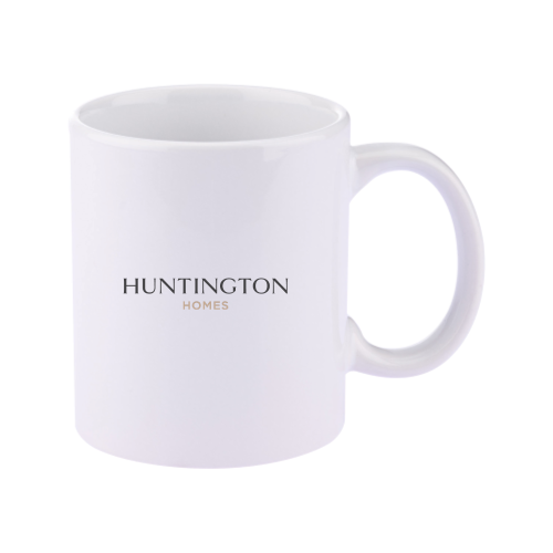 Huntington Homes 11oz Basic C Handle Ceramic Mug