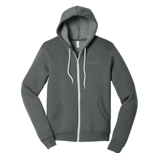 Huntington Homes Unisex Sponge Fleece Full-Zip Hooded Sweatshirt