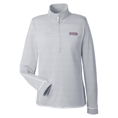 Huntington Homes Vineyard Vines Ladies Striped Quarter Zip