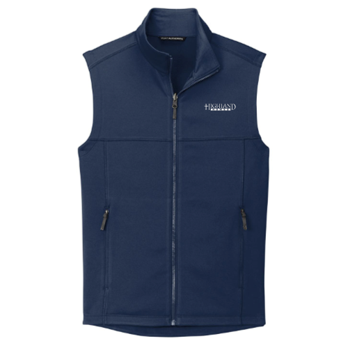 Highland Homes Mens Smooth Fleece Vest