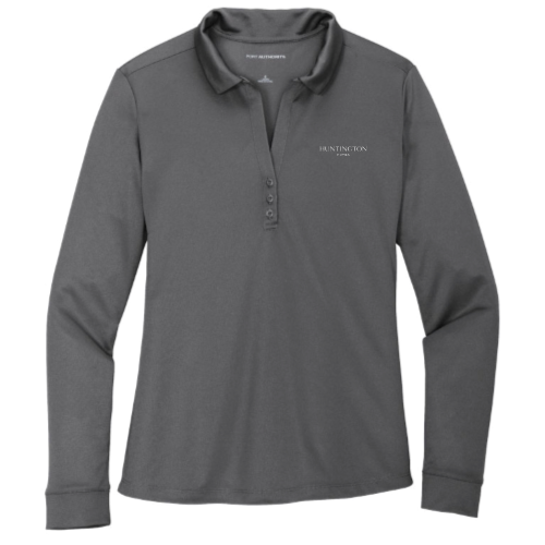 Huntington Homes Ladies Long Sleeve Performance Polo