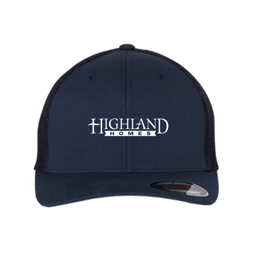 Highland Homes - 6 Panel Flexfit Mesh back Cap