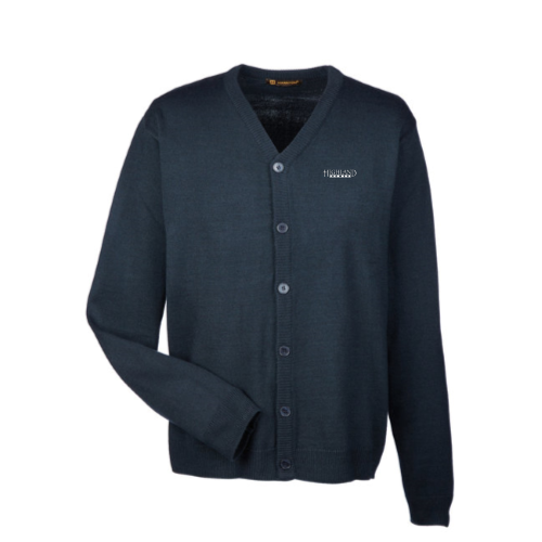 Highland Homes - Harriton Men's Pilbloc™ V-Neck Button Cardigan Sweater v1