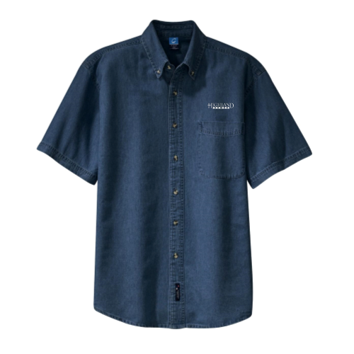 Highland Homes - Port & Company Short Sleeve Value Denim Shirt