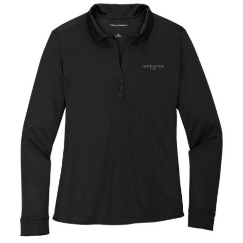 Huntington Homes Ladies Long Sleeve Performance Polo