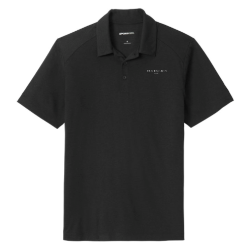 Huntington Homes Mens Tri Blend Wicking Polo