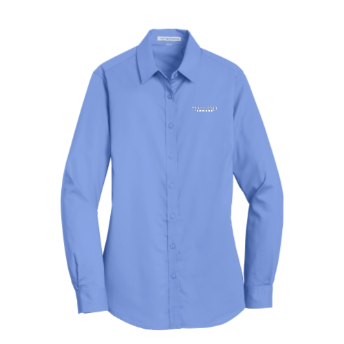 Highland Homes - Port Authority Ladies 3/4-Sleeve SuperPro Twill Shirt v1