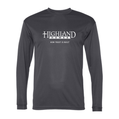 Highland Homes Mens/Unisex Performance Long Sleeve