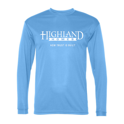 Highland Homes Mens/Unisex Performance Long Sleeve