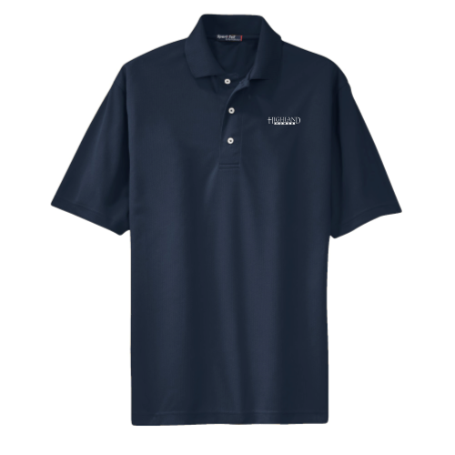 Highland Homes Mens Tall Dri Mesh Polo